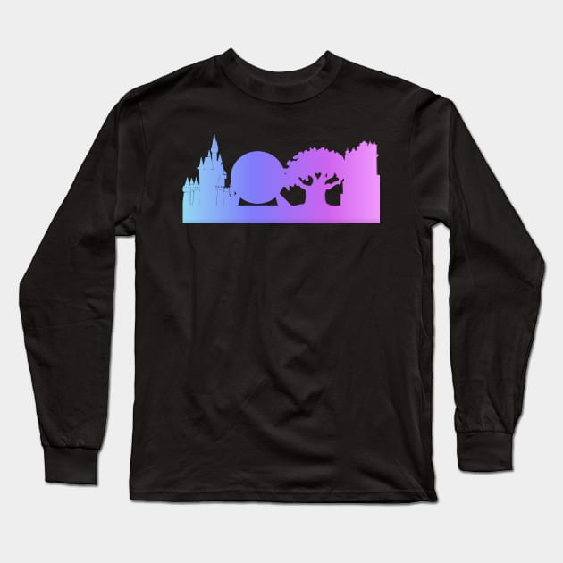 Four Parks Long Sleeve T-Shirt by PrinceHans Designs